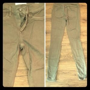 Olive green pacsun jeggings